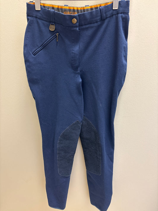 Ovation Navy Knee Patch Breech- 28