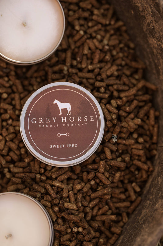Grey Horse Soy Candle Tins: Early Morning Hack