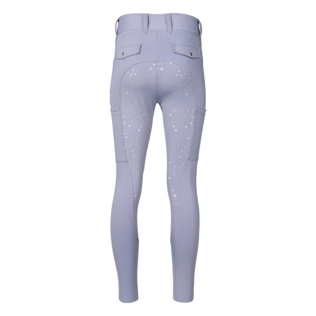 Dapplebay Lavender Haze Compression Full Seat Riding Breeches: Lavender