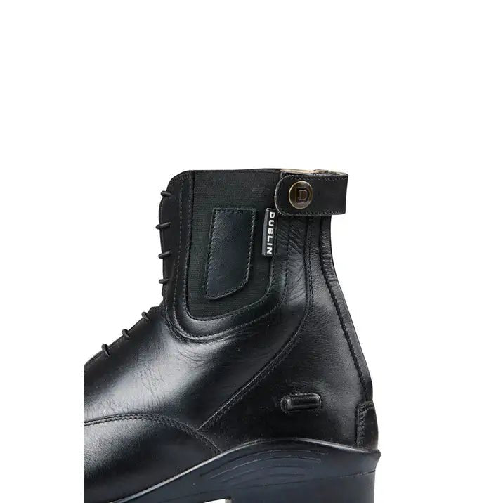 DUBLIN EVOLUTION LACE FRONT PADDOCK BOOTS BLACK LADIES