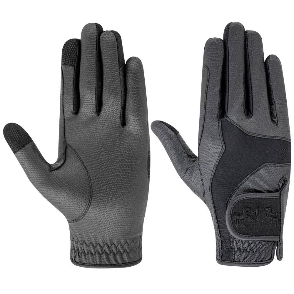 Equine Couture Summer Pro-Competition Show Glove: Black