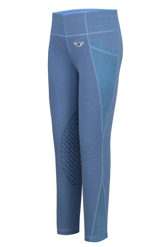 TuffRider Children's Minerva EquiCool Tights:Blue