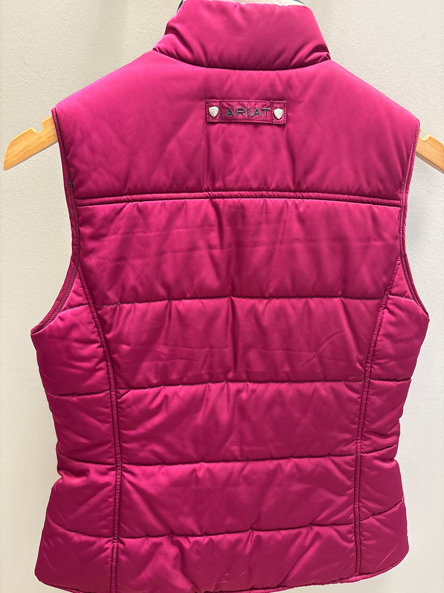 Ariat Pink Puffer Vest - Medium