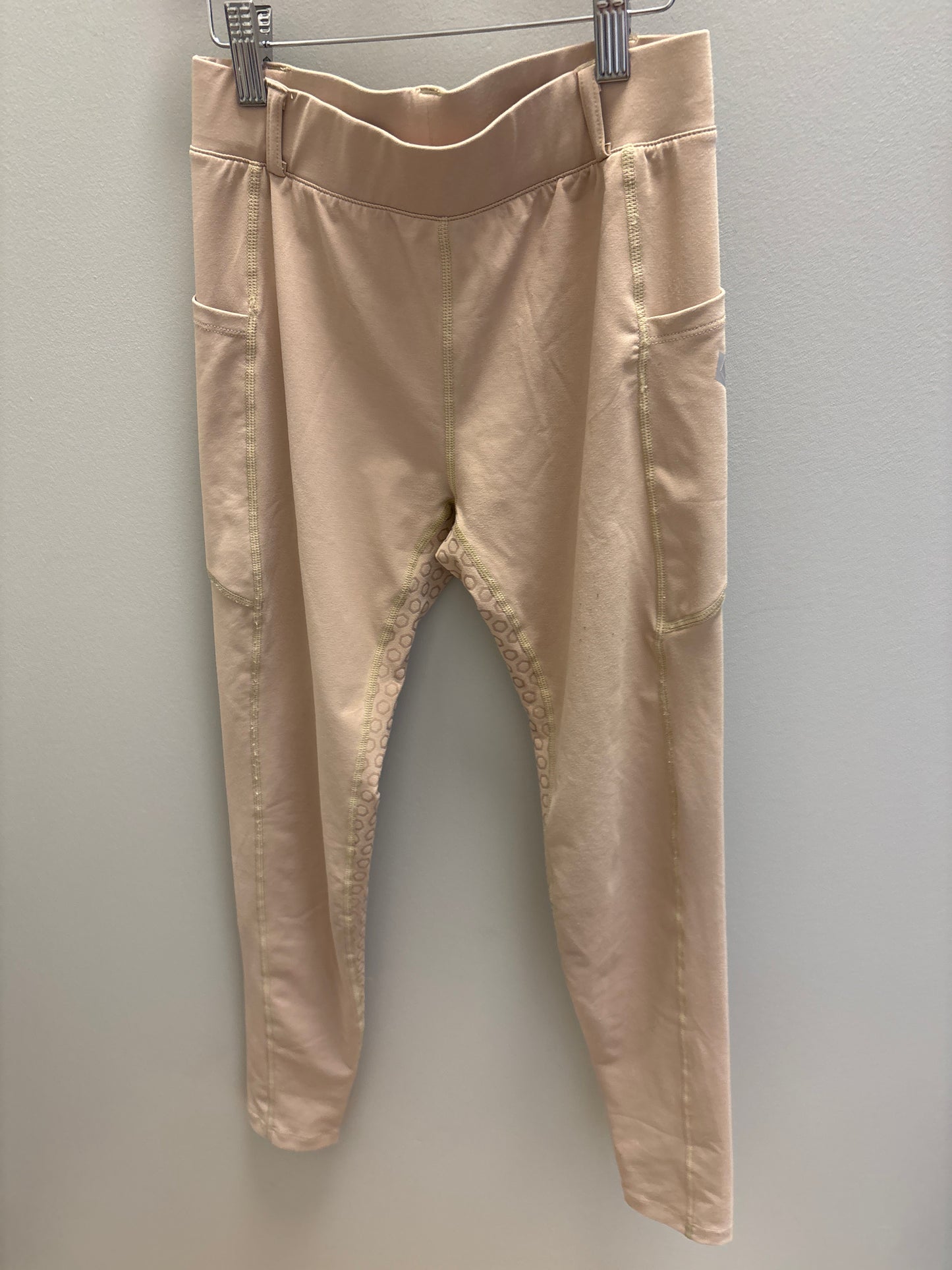T4 Sports Tan Kids Tights - L