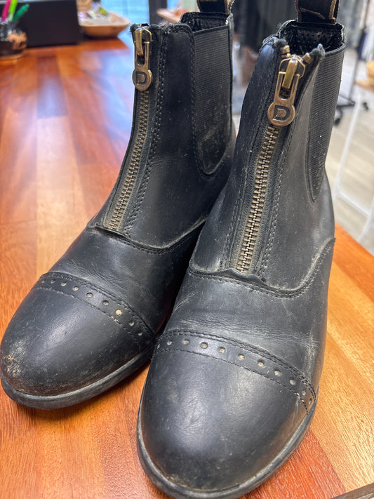 Used Dublin Kids Paddock Boots - 4