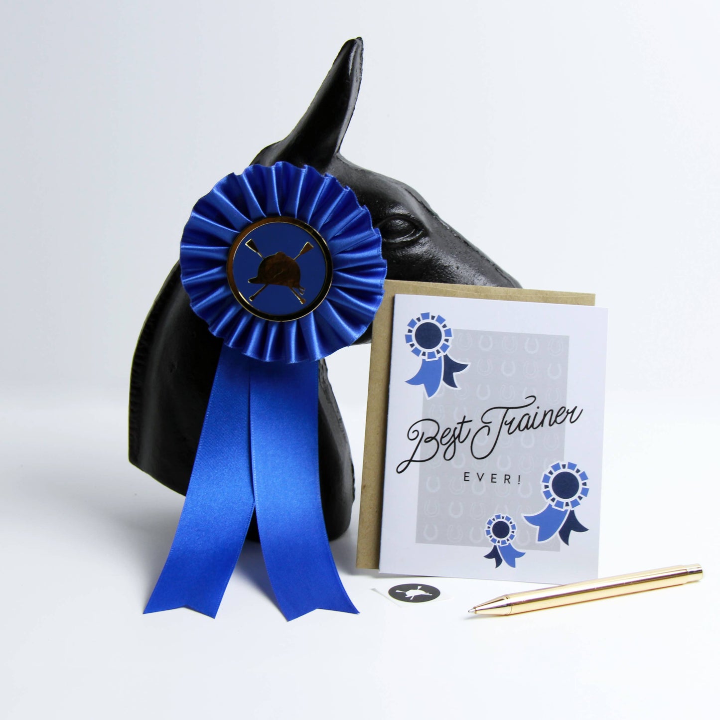 Best Horse Trainer Ever Equestrian Horse Greeting Card