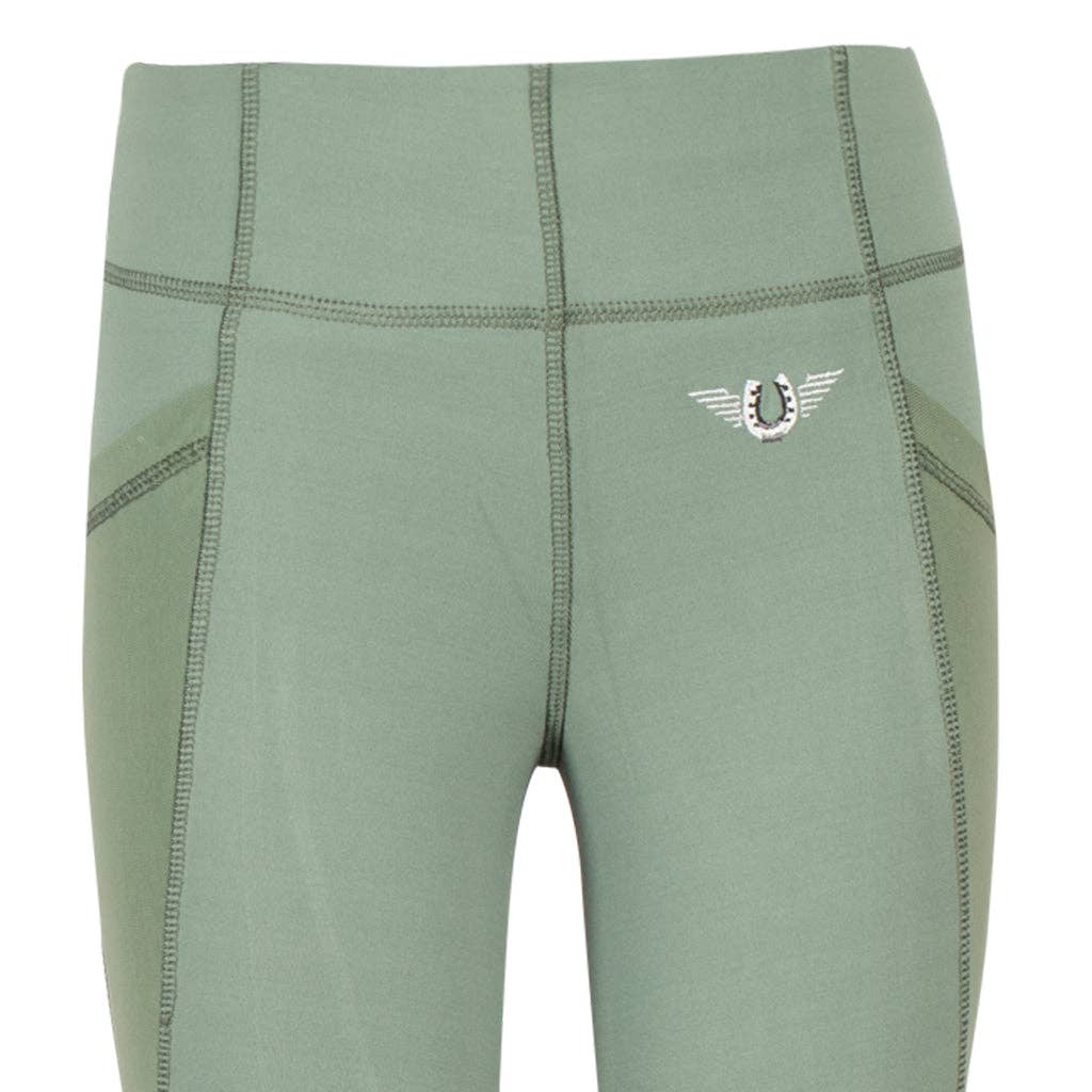 TuffRider Children's Minerva EquiCool Tights:Blue