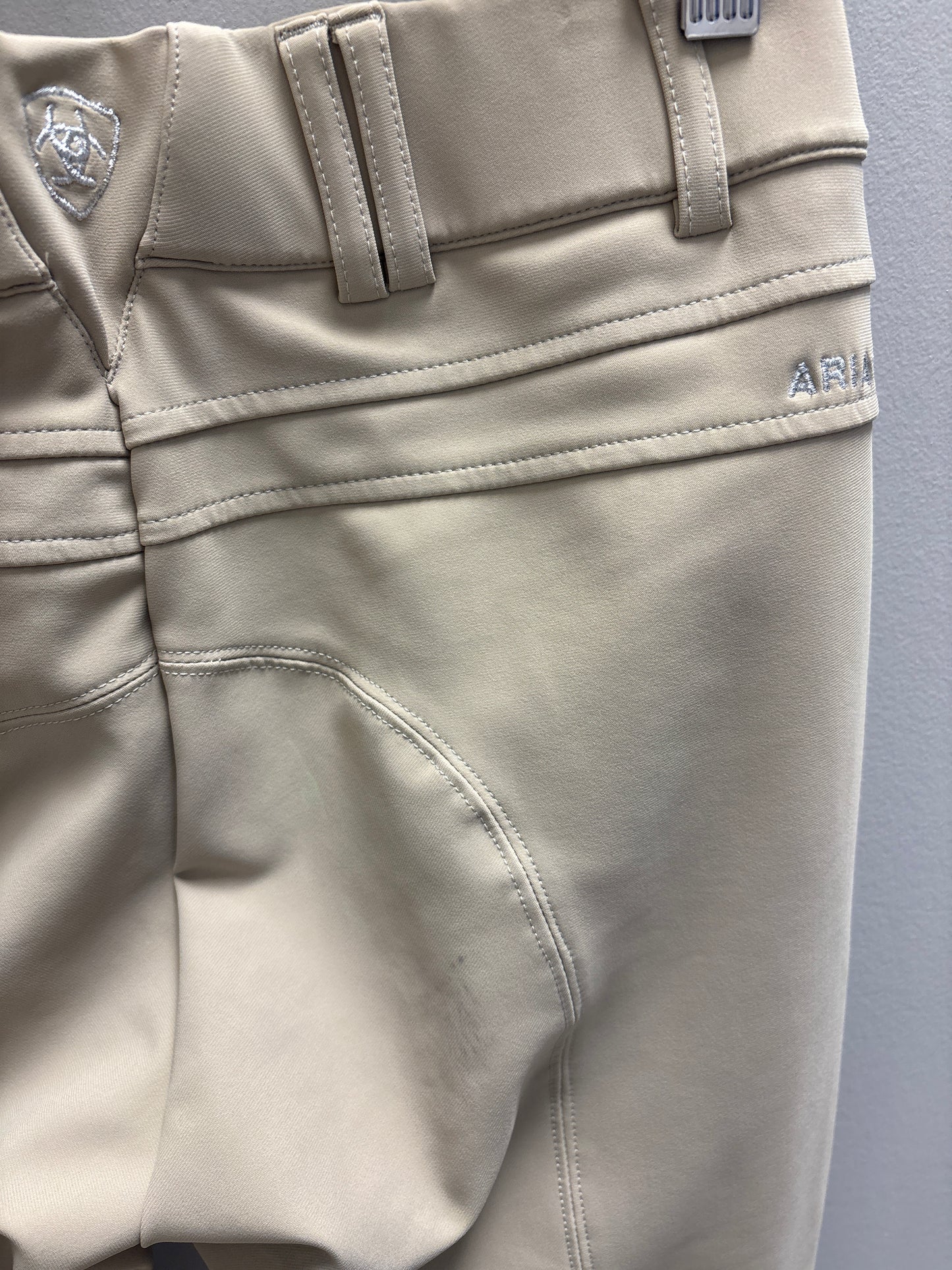 Ariat Pro Series Tan Knee Patch Breeches 28L