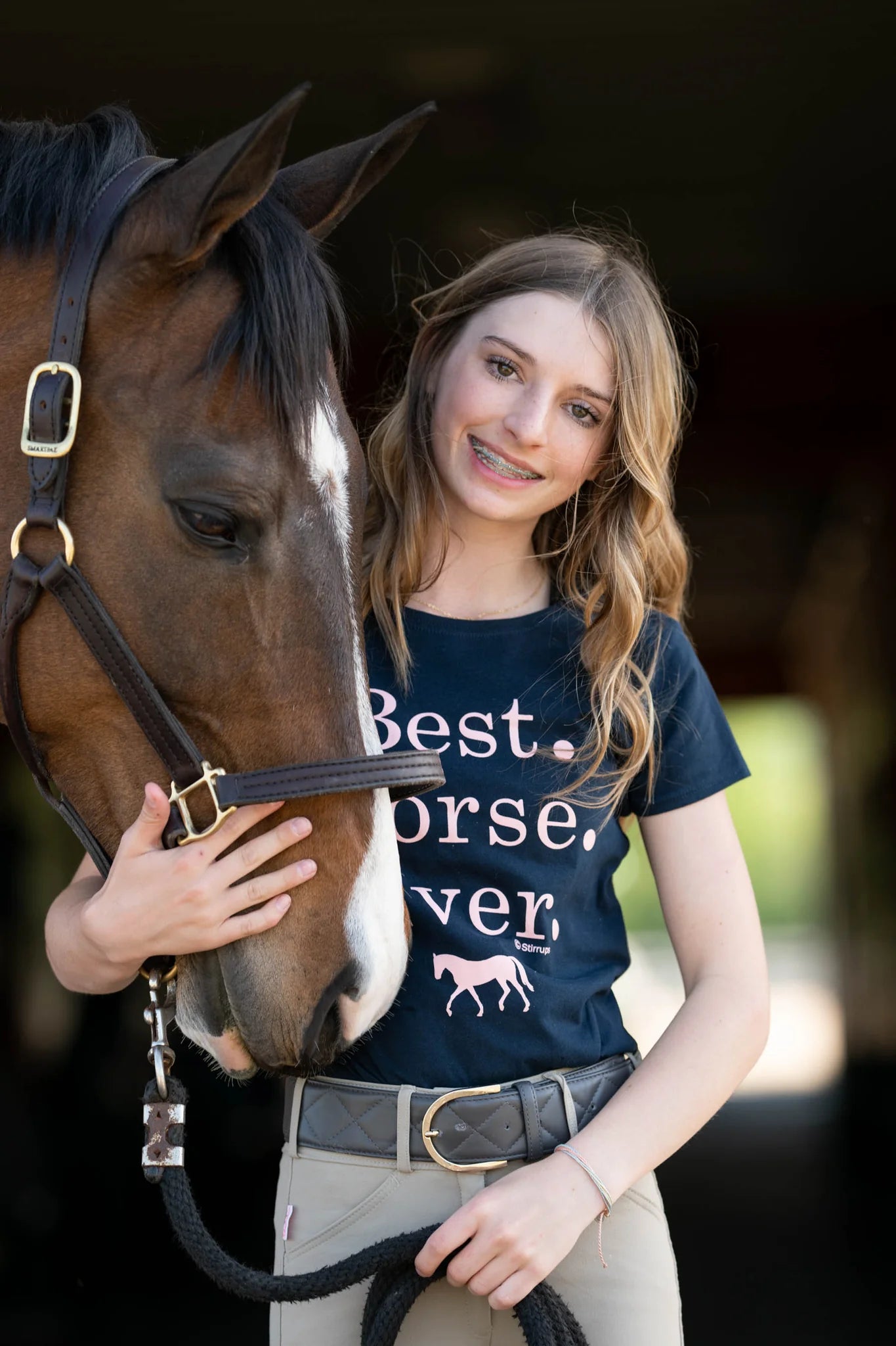 Blue and Pink Best Horse Ever
