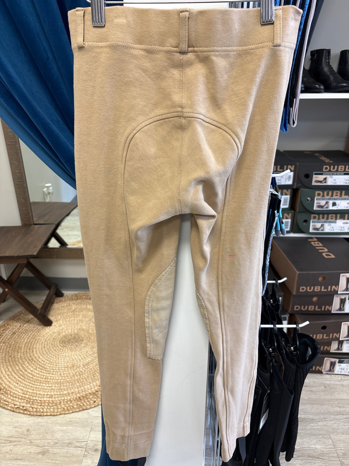 Horze Tan Girls Breeches size 14