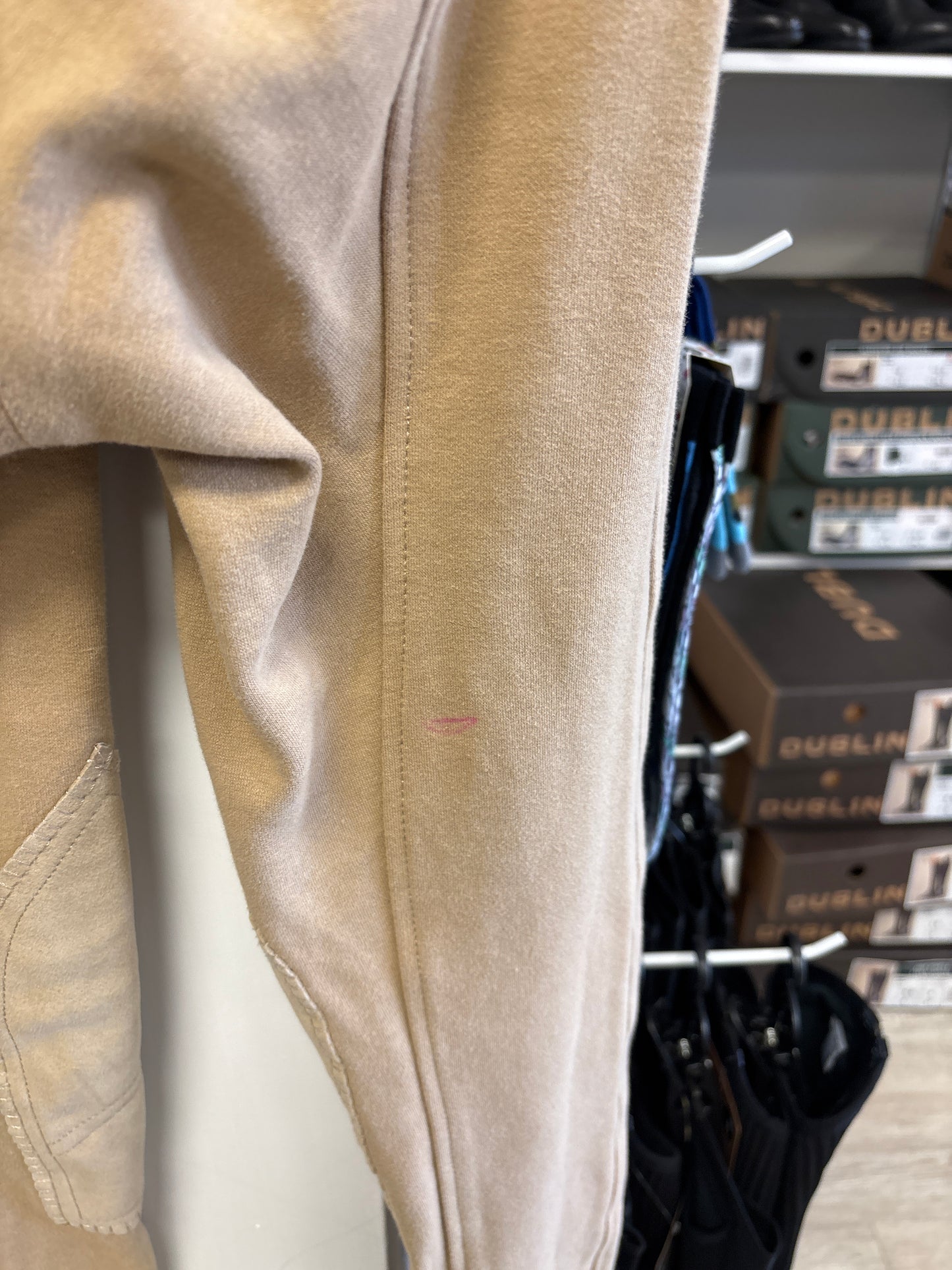 Horze Tan Girls Breeches size 14