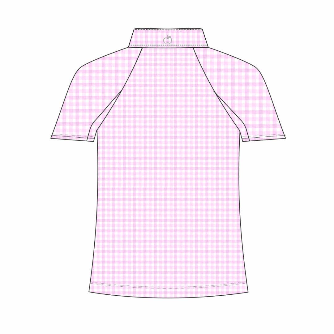 Dapplebay Kids Pink Gingham 1/4 Zip -Kids
