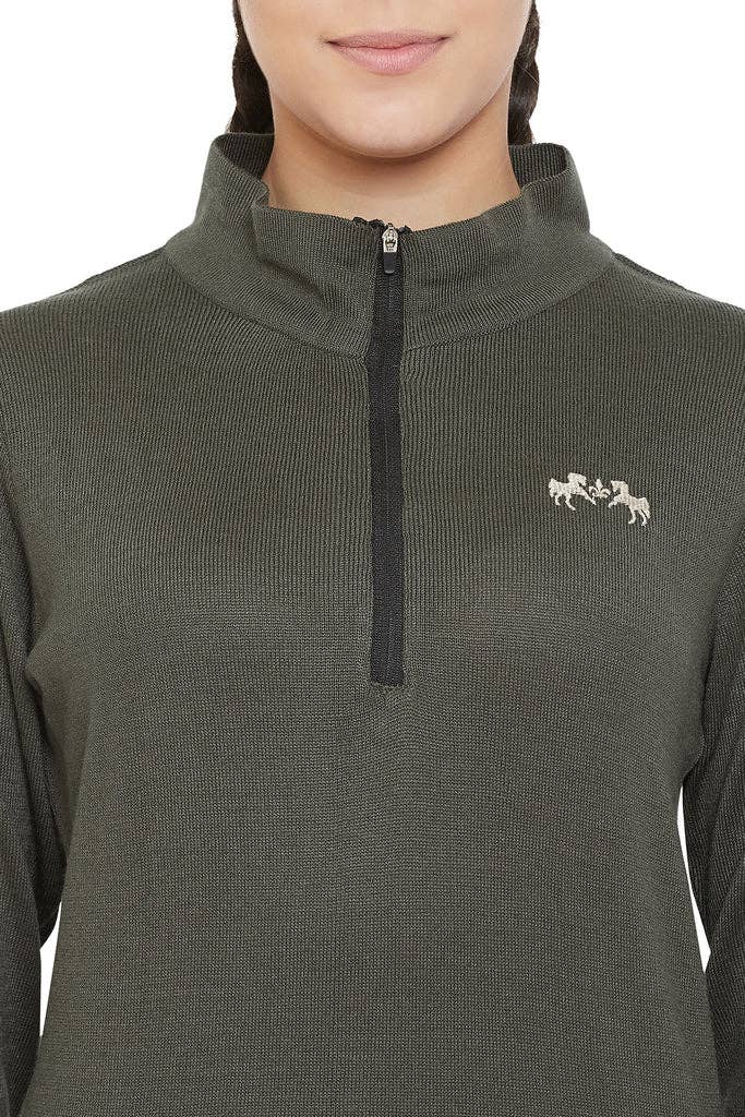 Equine Couture Fjord Sweater: Charcoal