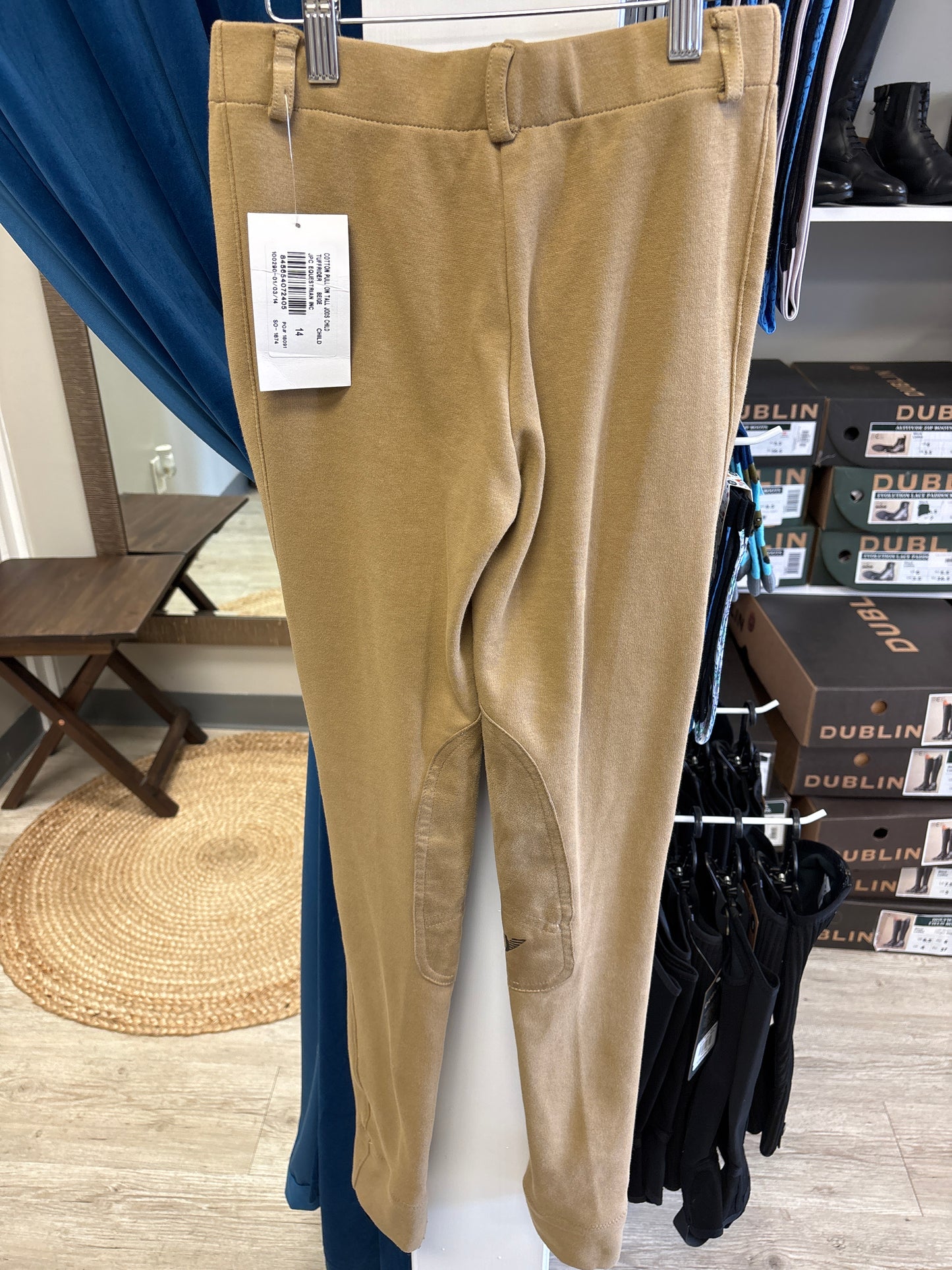 Tuffrider Brown Breeches Girls Size 14