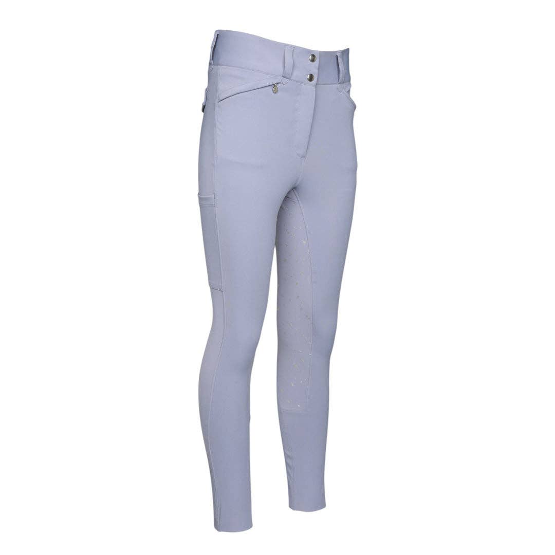 Dapplebay Lavender Haze Compression Full Seat Riding Breeches: Lavender