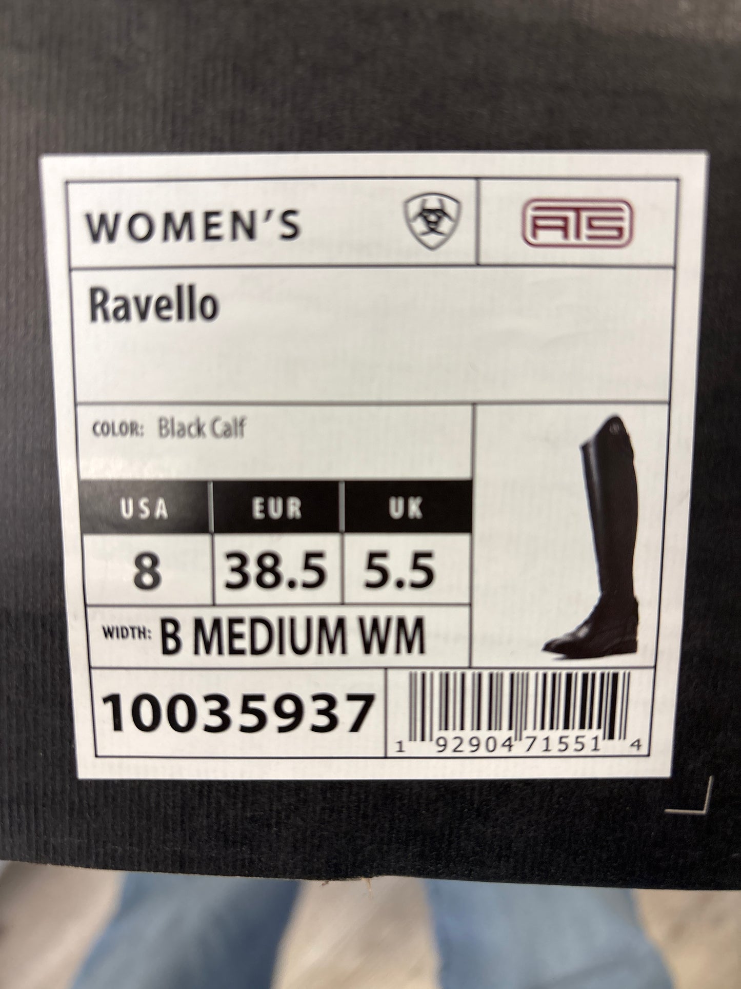 Ariat Ravello Tall Field Boots - Woman's 8 Medium Width