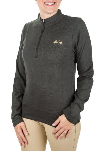 Equine Couture Fjord Sweater: Charcoal