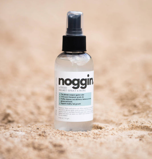 Noggin helmet spray