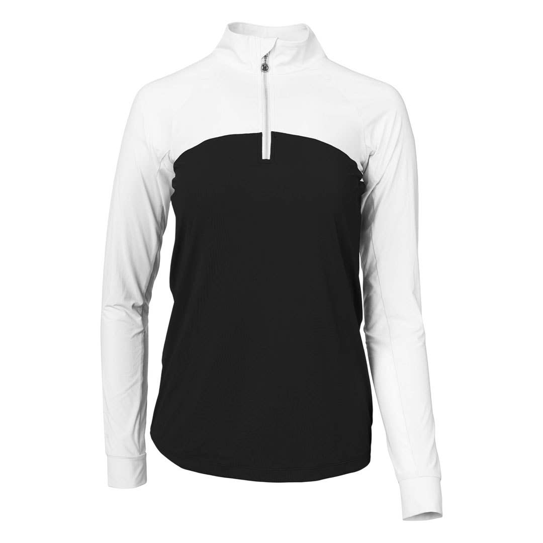 Dapplebay Lady Riding Top: Black/White