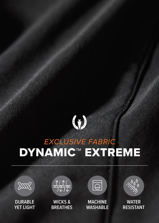 Kids black show coat fabric