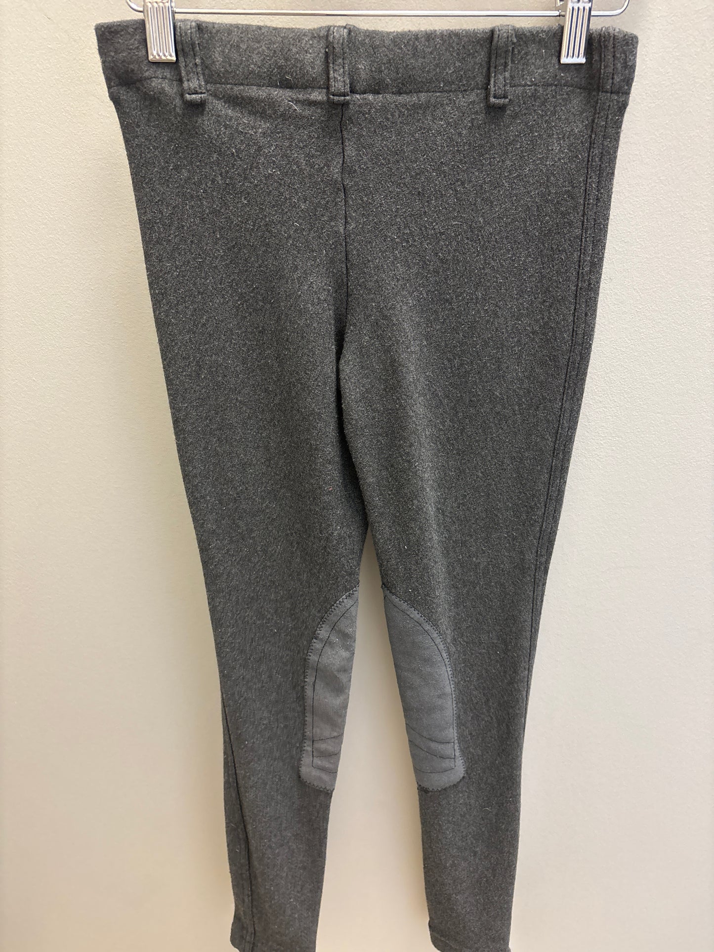 Used Devon-air Gray Knee Patch Tights - Woman's Small