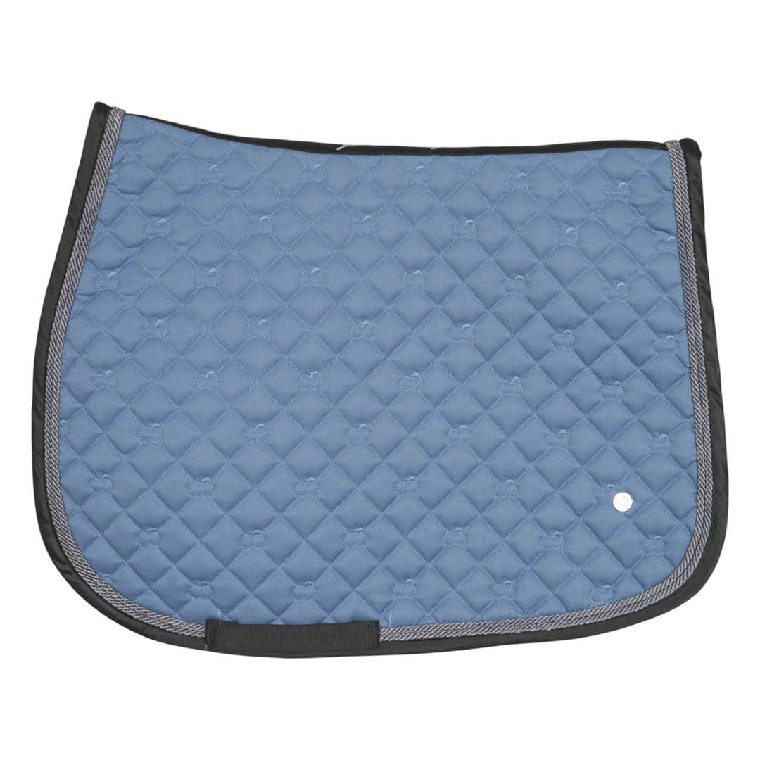 Dapplebay Sport Jump Saddle Pad: Ocean / Full