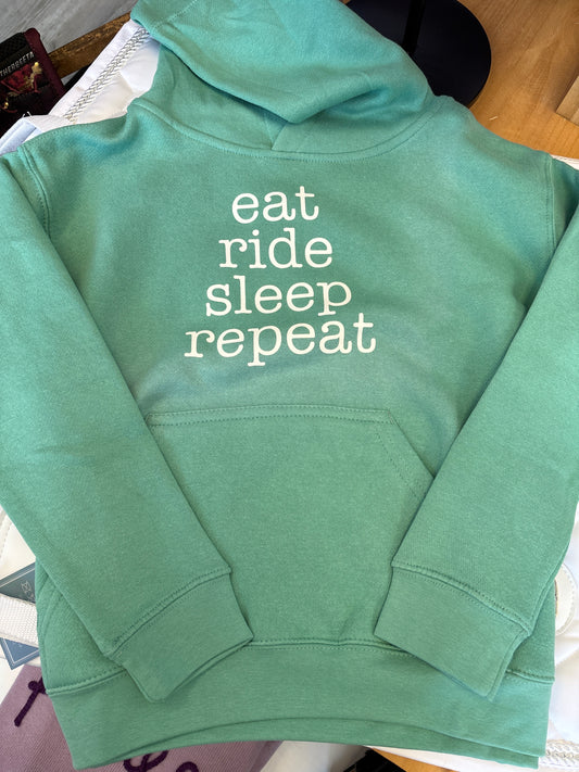 Equine and Design Eat, Sleep,Ride Hoodie
