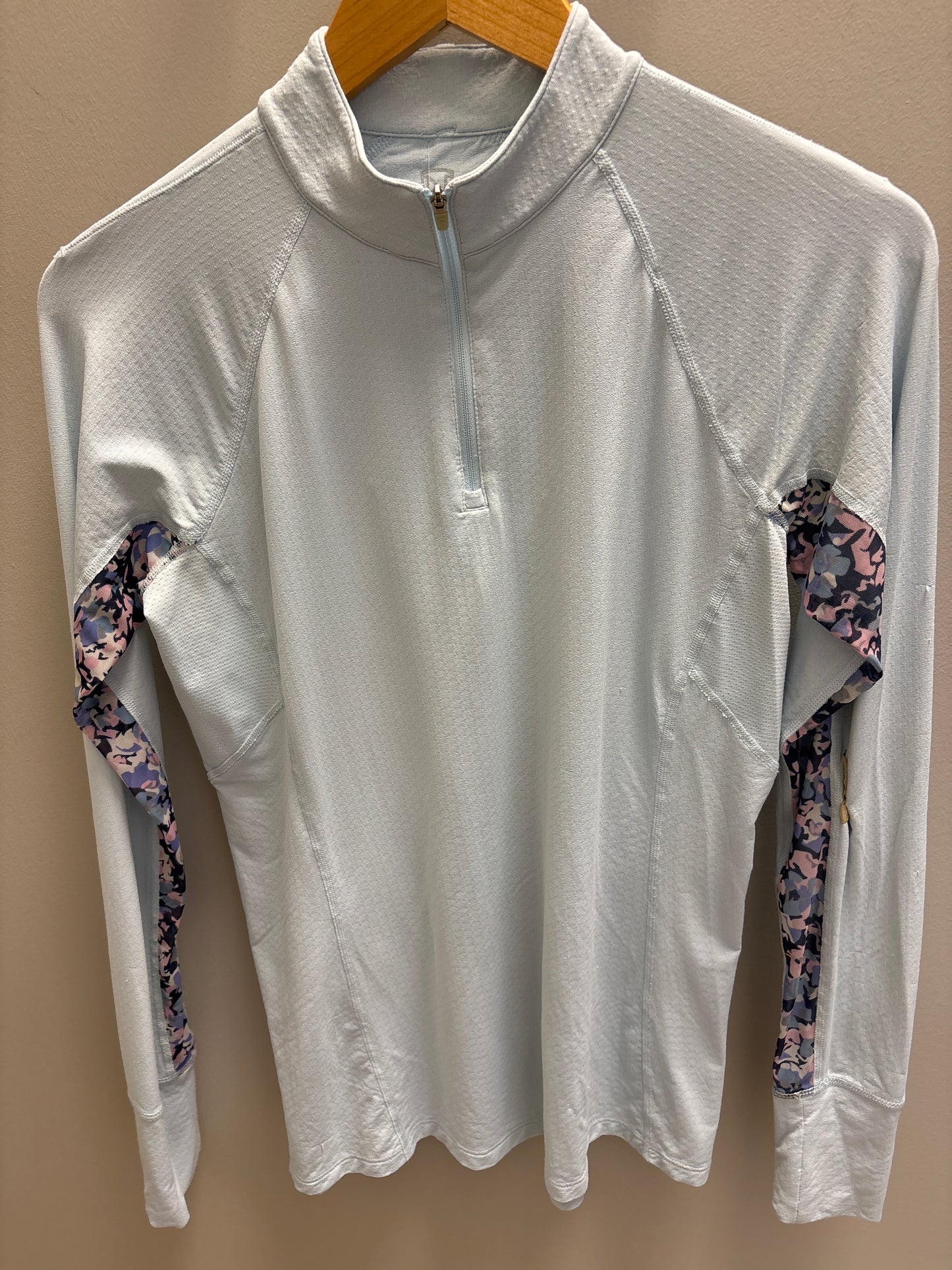 Blue Long Sleeve Riding Shirt - Woman's Large