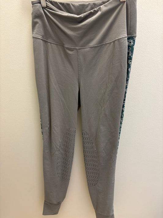 Used Fits T4 Gray Ridge Tights- Woman's Medium