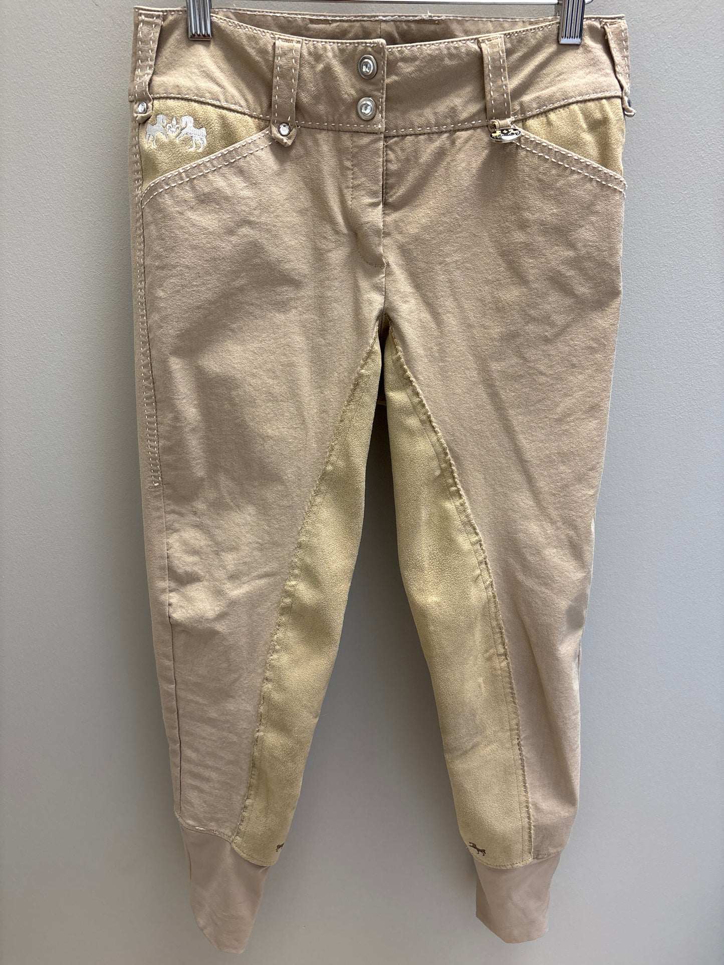 Equine Couture Full Seat Tan Breech - 28