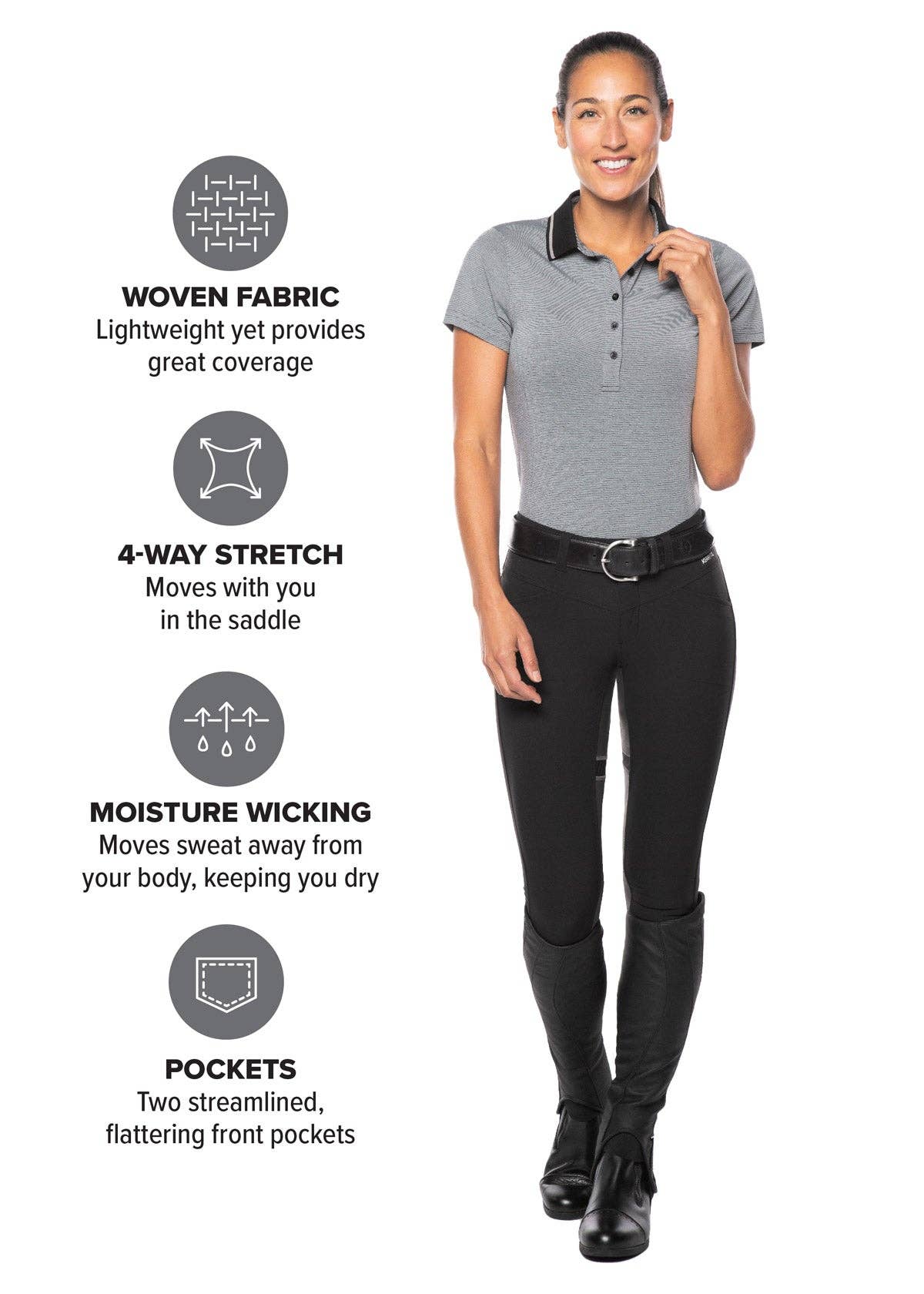 black show breeches