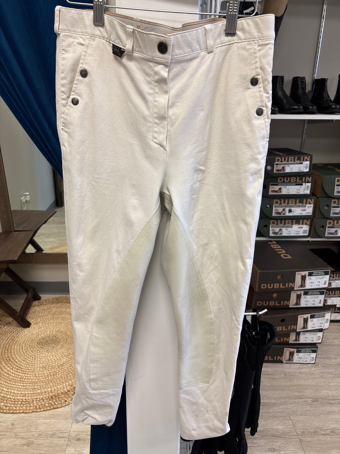 Kyra K White Breeches