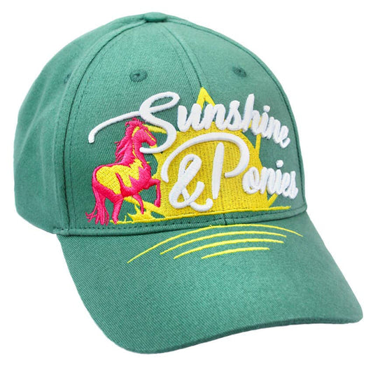 Sunshine & Ponies Ringside Hat: Ocean
