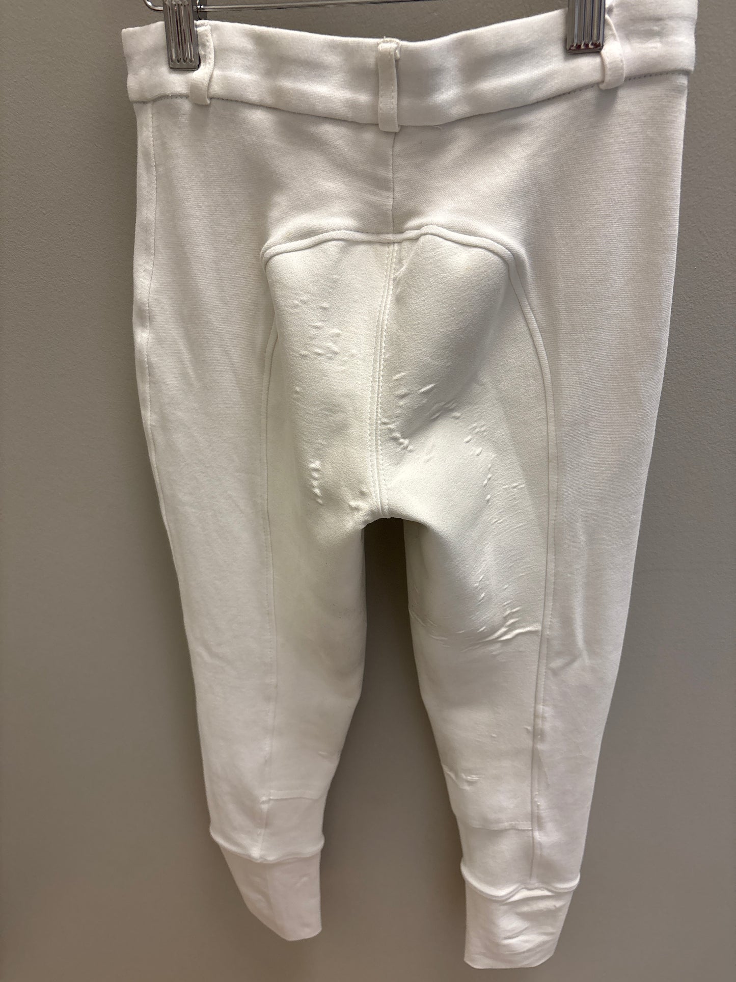 Tuffrider Girls White Breeches - 12