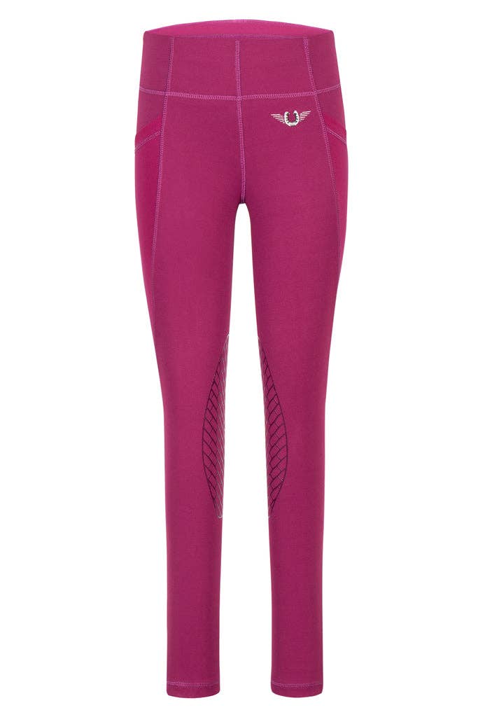 TuffRider Children's Minerva EquiCool Tights:Blue