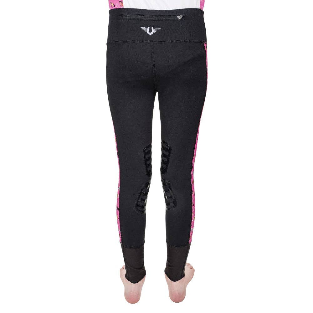 TuffRider Children's Puff Ponies Tights: Black