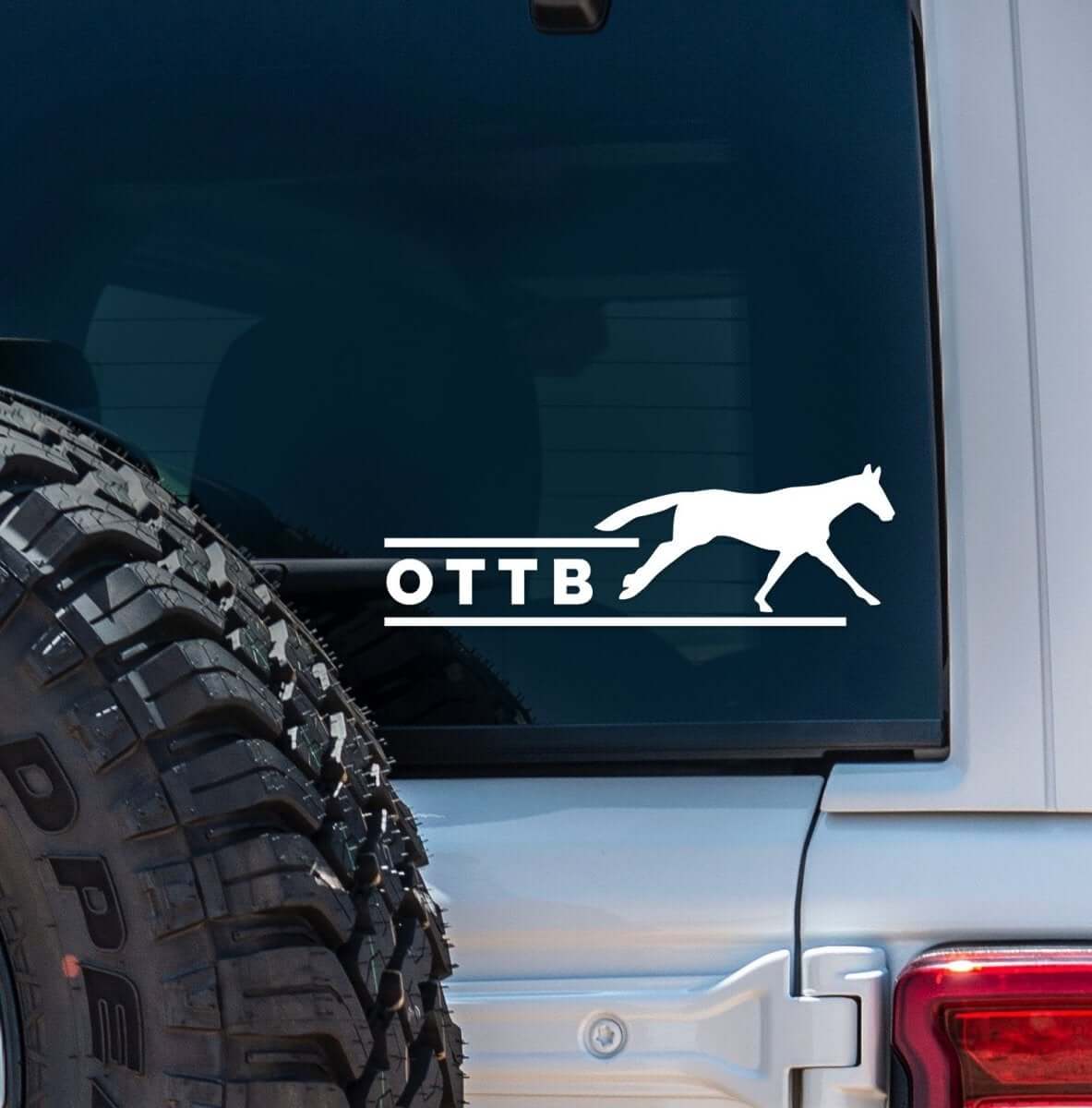 Dapplebay OTTB - Vinyl Decal: Black / STD