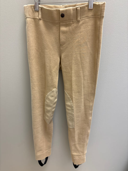 Horze Tan Show Breeches Girls XL