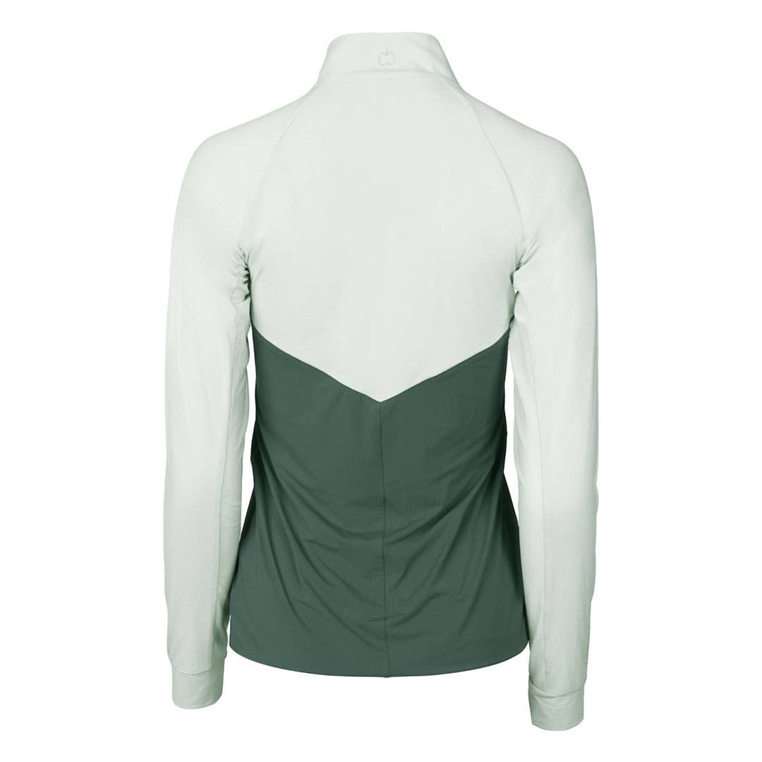 Dapplebay Lady 1/4 Zip Riding Top Teal/Evergreen