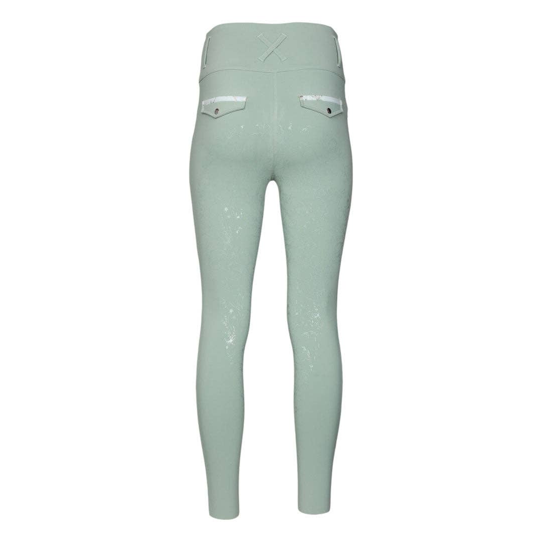 Dapplebay Dragonfly Meadow Essential Full Seat Tights: Green