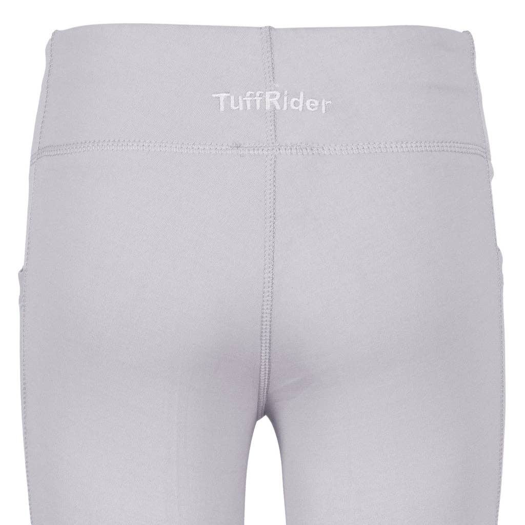 TuffRider Children's Minerva EquiCool Tights: Lilac Gray