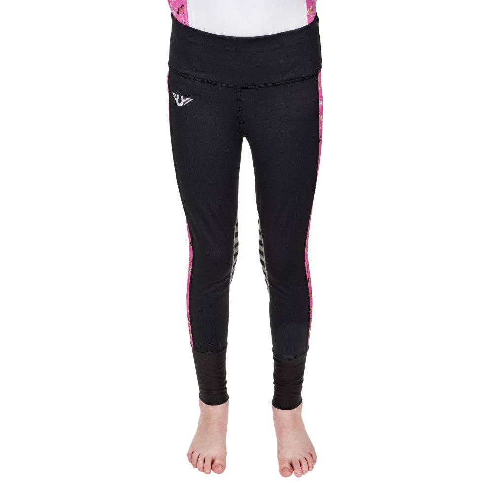 TuffRider Children's Puff Ponies Tights: Black