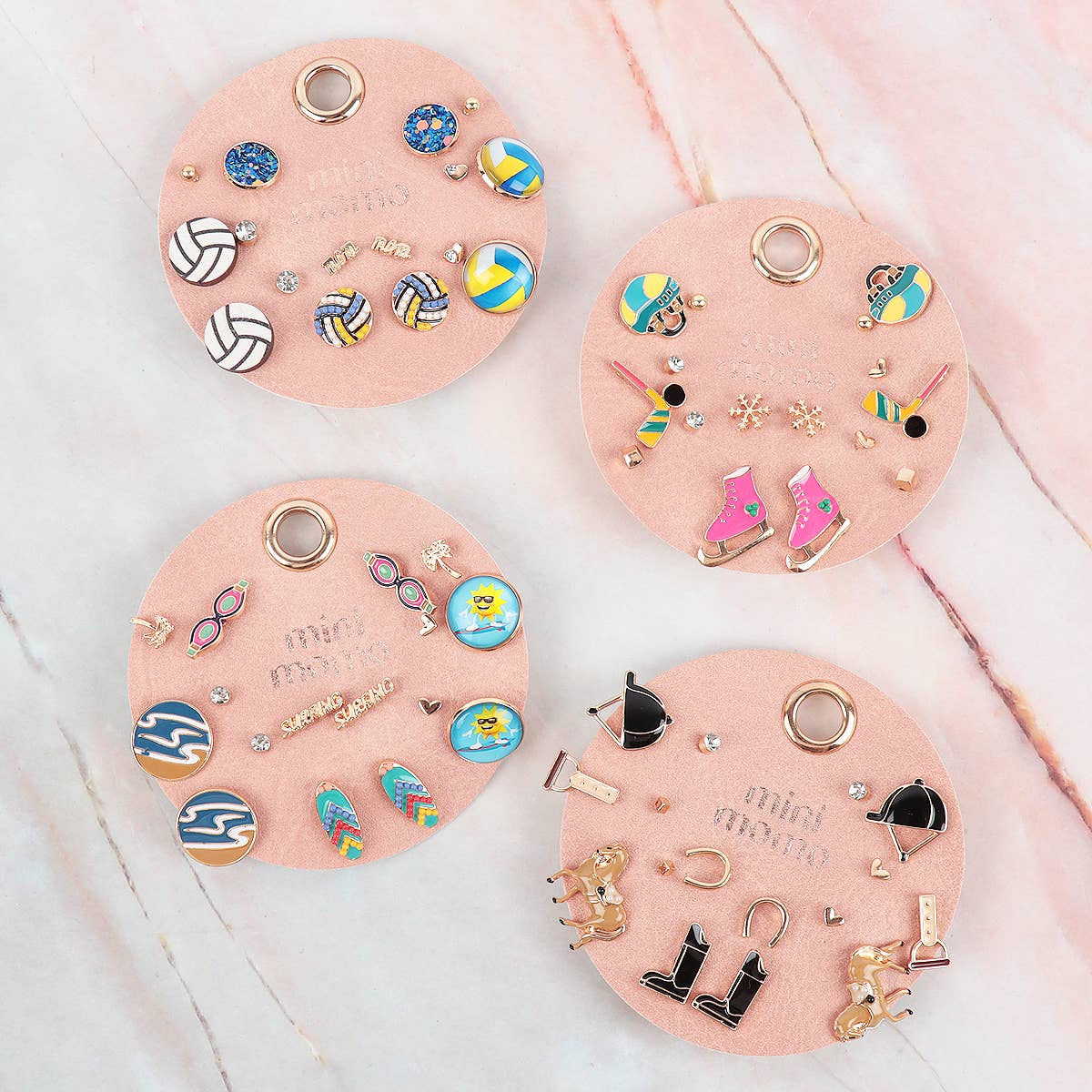 Equestrian Sport Stud Earrings