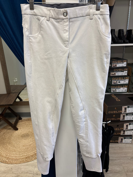 Performance White Breech Knee Patch Size 30