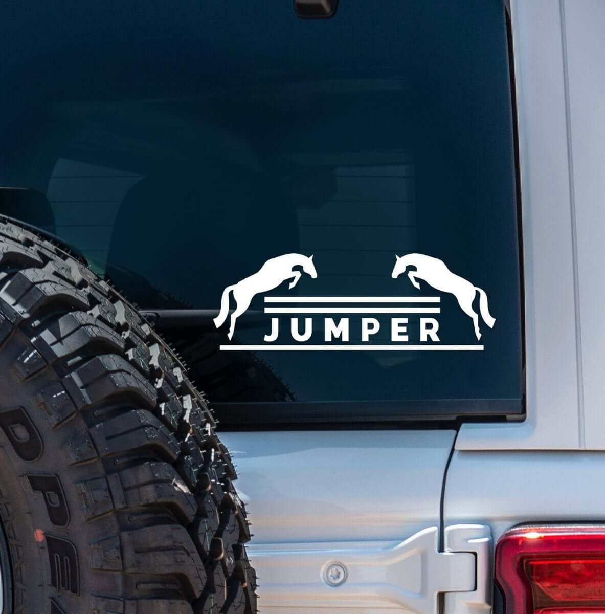Dapplebay Jumper - Vinyl Decal: Black