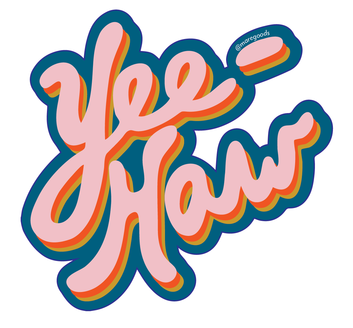 YeeHaw Sticker