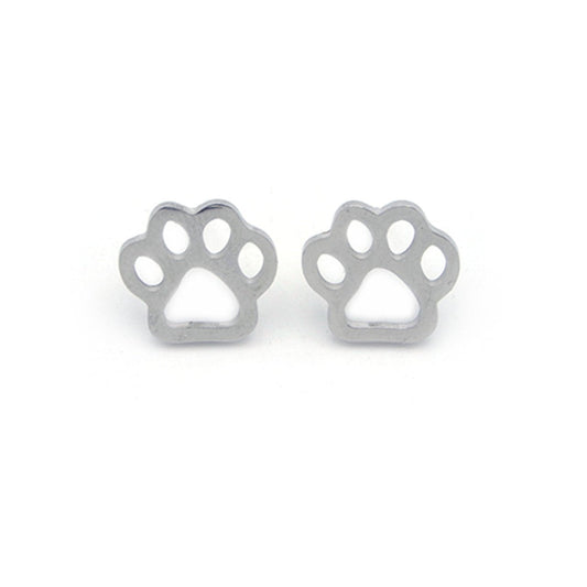 Paw Studs Stainless steel