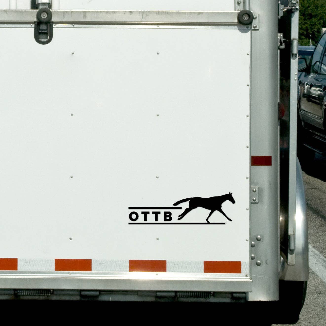 Dapplebay OTTB - Vinyl Decal: Black / STD