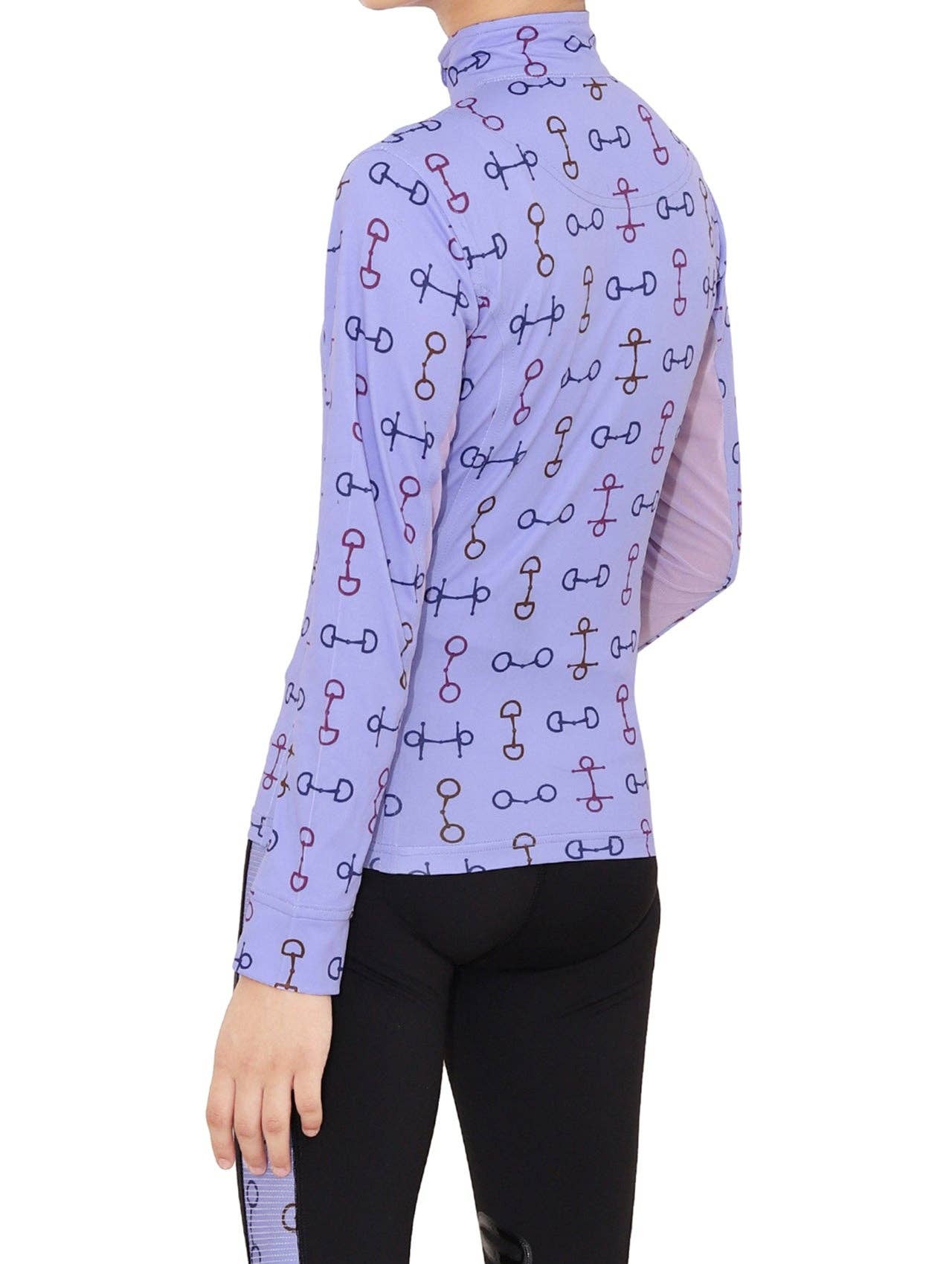 TuffRider Children's Snaffle Bits Sport Shirt: Purple