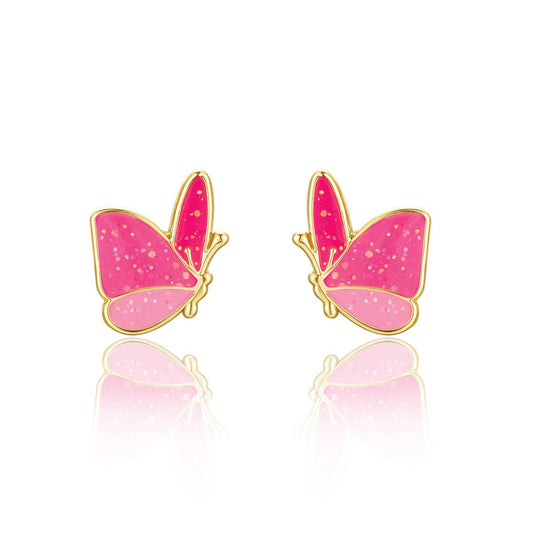 Pink Butterflies earrings